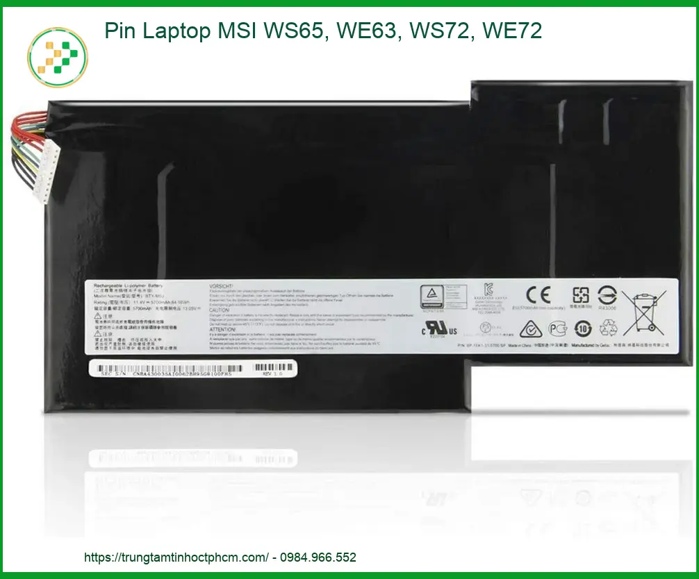 ⚡️ PIN LAPTOP MSI WS65, WE63, WS72, WE72 BỊ PHỒNG, CHAI? ĐỪNG ĐỂ GIÁN ĐOẠN CÔNG VIỆC! ⚡️ Bạn đang lo lắng vì chiếc lapt