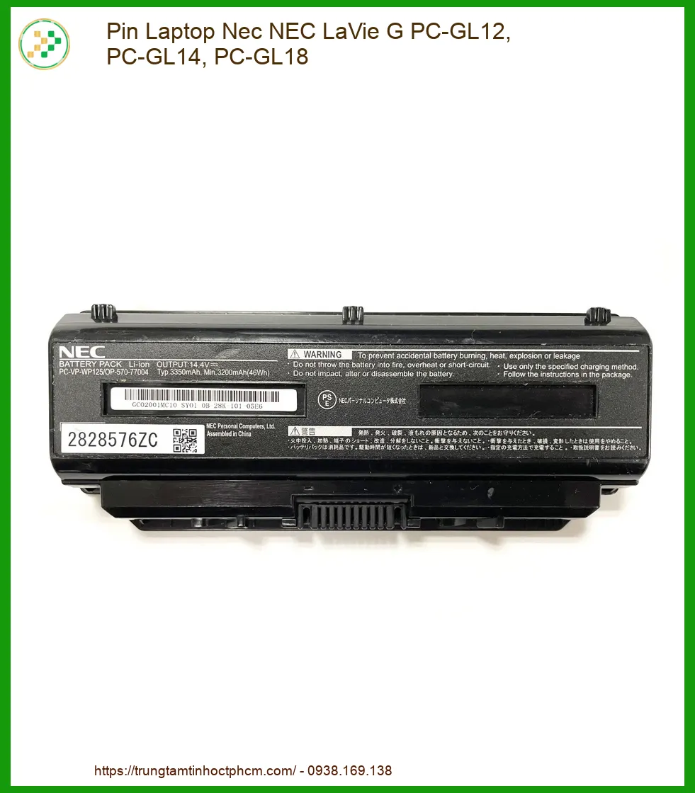Pin Laptop Nec LaVie G PC-GL12, PC-GL14, PC-GL18