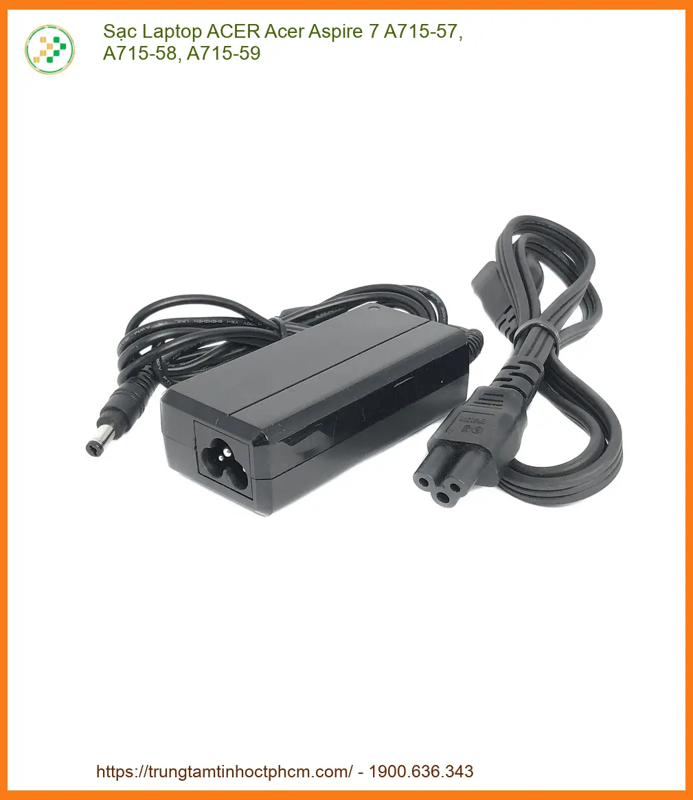 Sạc Laptop Acer Acer Aspire 7 A715-57, A715-58, A715-59 Zin Chính Hãng - Thay Thế Uy Tín Tphcm