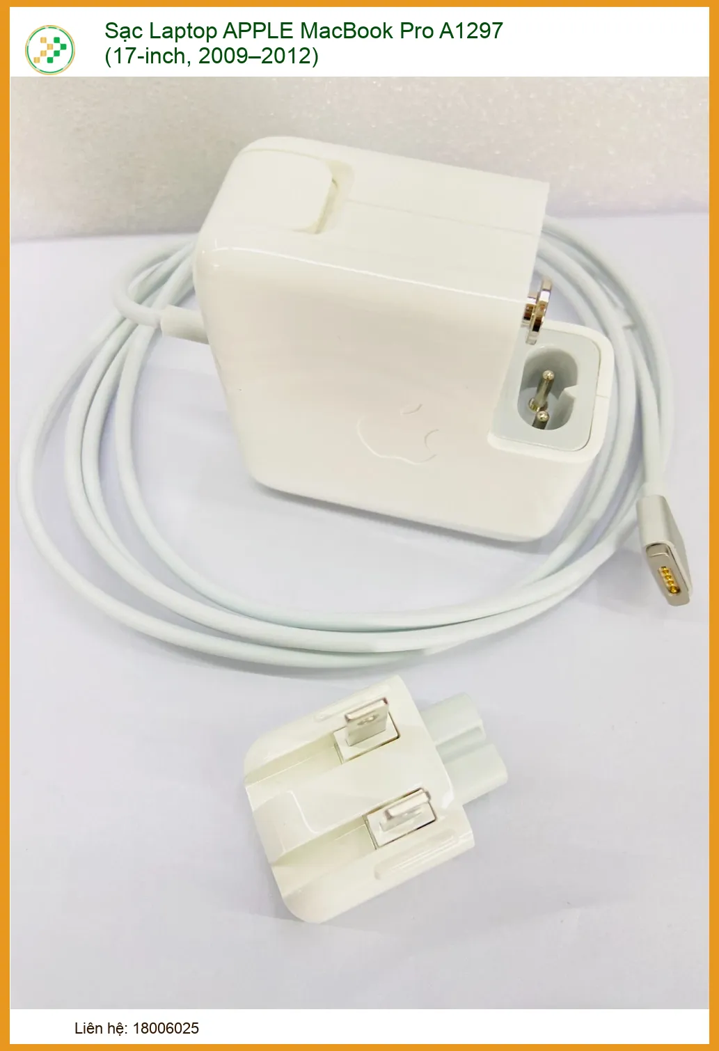 Sạc Laptop APPLE MacBook Pro A1297 (17-inch, 2009–2012) - Thay Lấy Liền, Bảo Hành Uy Tín