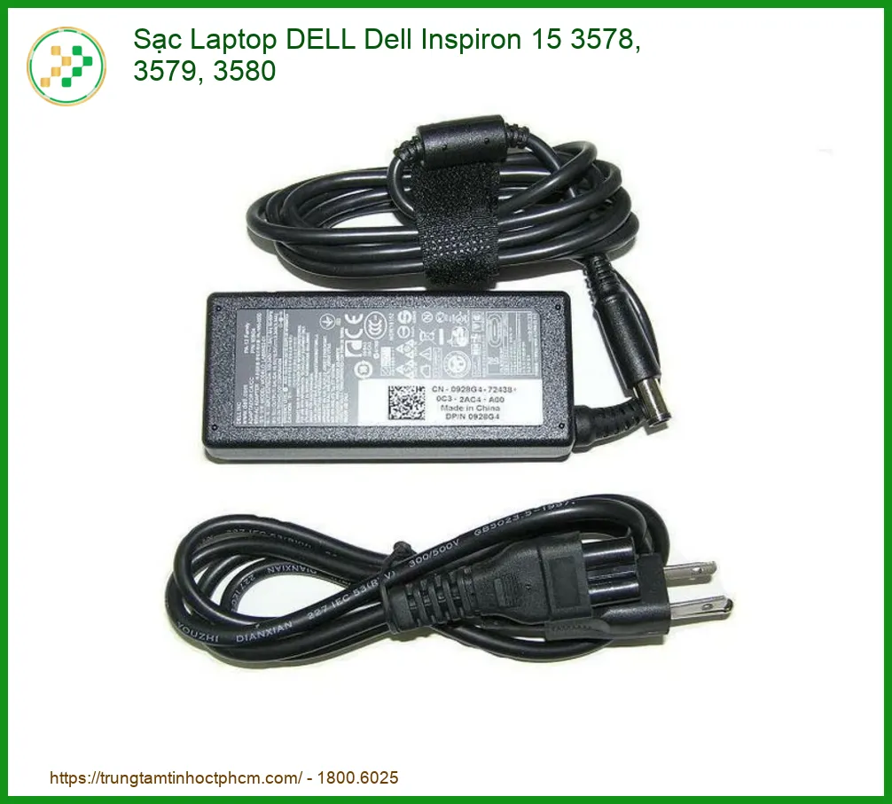 Sạc Laptop DELL Inspiron 15 3578 3579 3580 Chính Hãng, Lấy Ngay Giá Tốt
