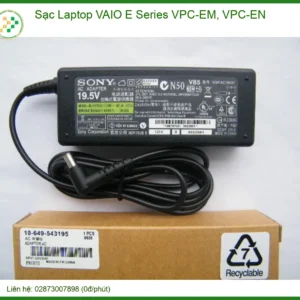 Sạc Laptop VAIO E Series VPC-EM, VPC-EN Chính Hãng, Giá Tốt Tại TPHCM