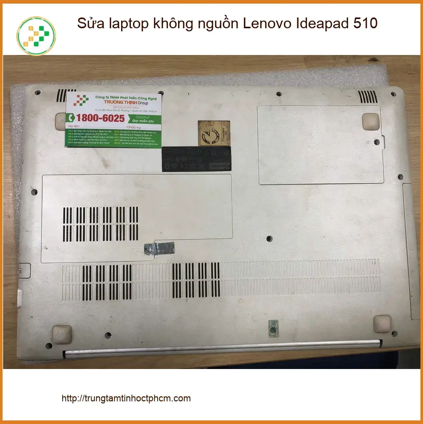Anh Minh tìm chỗ sửa laptop Lenovo Ideapad 510 không nguồn Quận Bình Tân ảnh thực tế 1