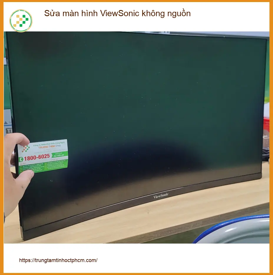 Anh Tùng tìm chỗ sửa màn hình ViewSonic không nguồn Quận Bình Tân ảnh thực tế 1
