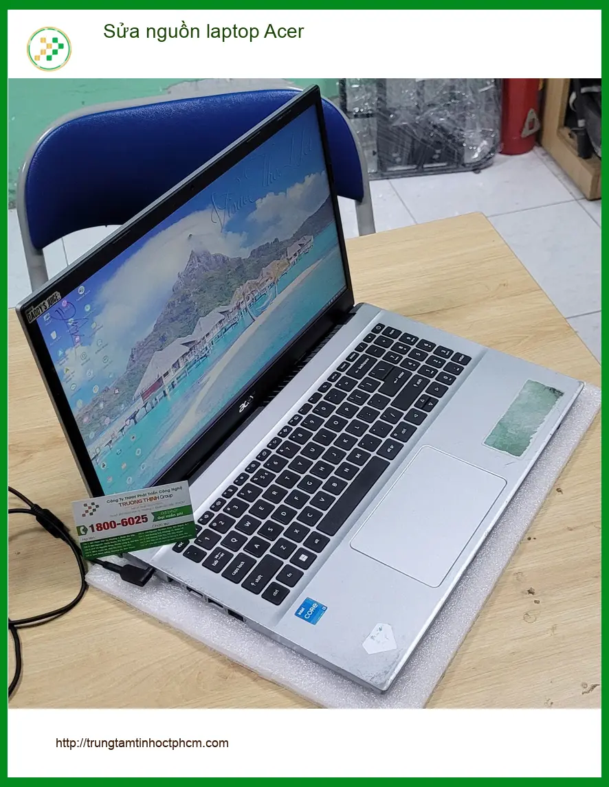 Chú Khoa quản lý cửa hàng tìm nơi sửa nguồn laptop Acer Quận Bình Tân gấp