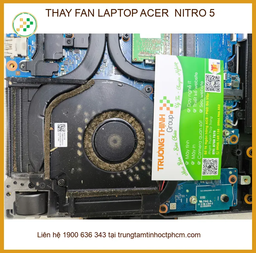 Chị Kiều kiến trúc sư ở Gò Vấp - Tiệm thay fan laptop Acer Nitro 5 uy tín ảnh thực tế 2