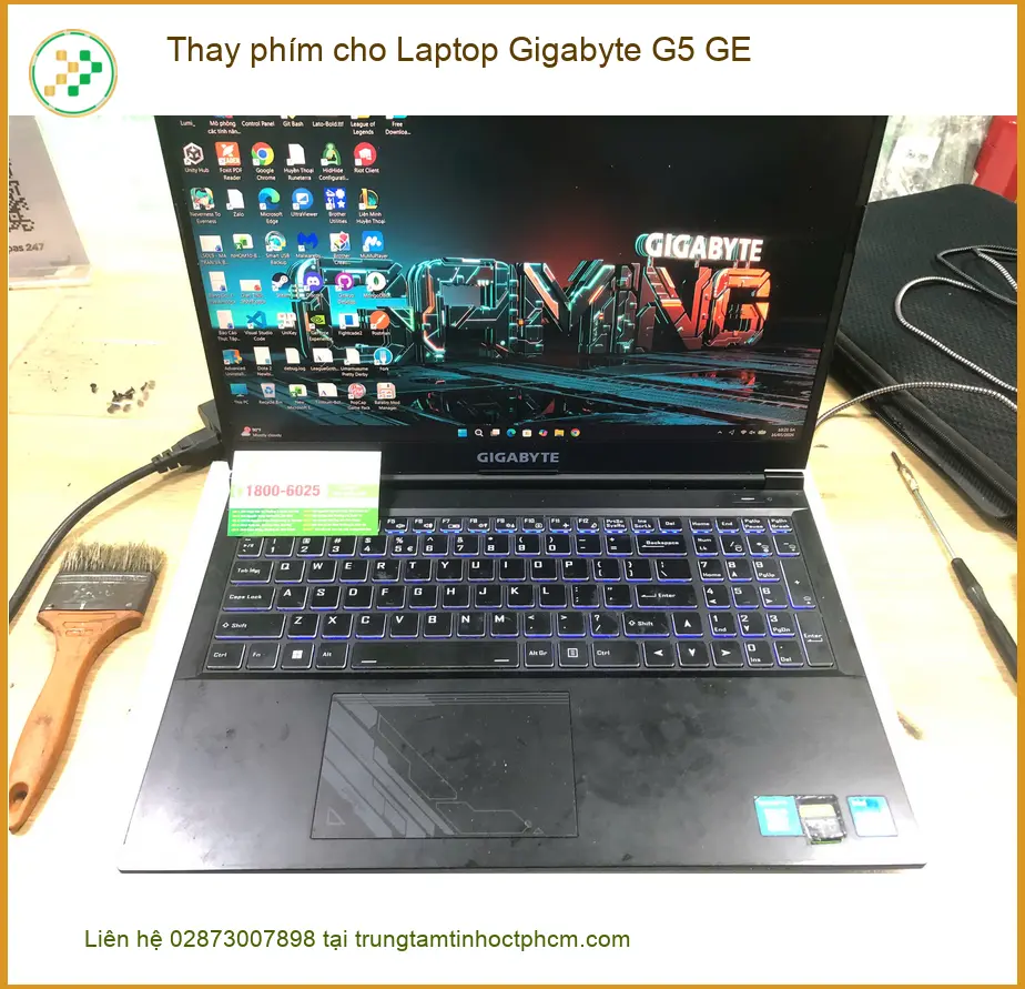 Anh Phúc đánh giá trung tâm thay phím Laptop Gigabyte G5 GE Quận Bình Tân uy tín ảnh thực tế 1