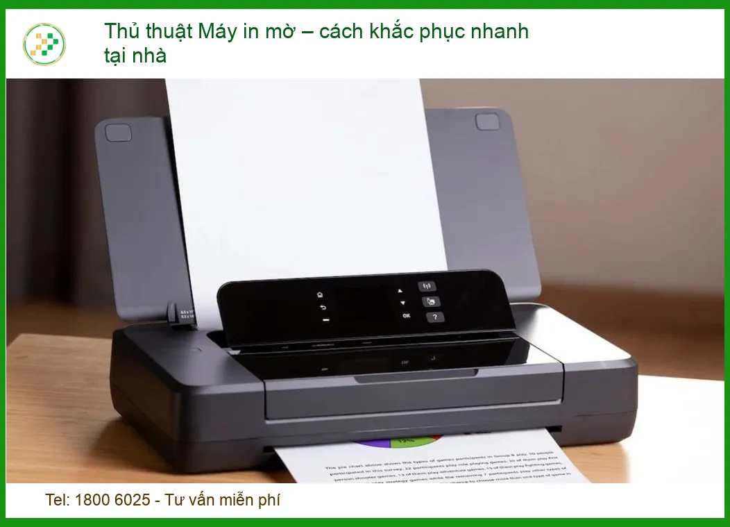 Thủ thuật Máy in mờ – cách khắc phục nhanh tại nhà