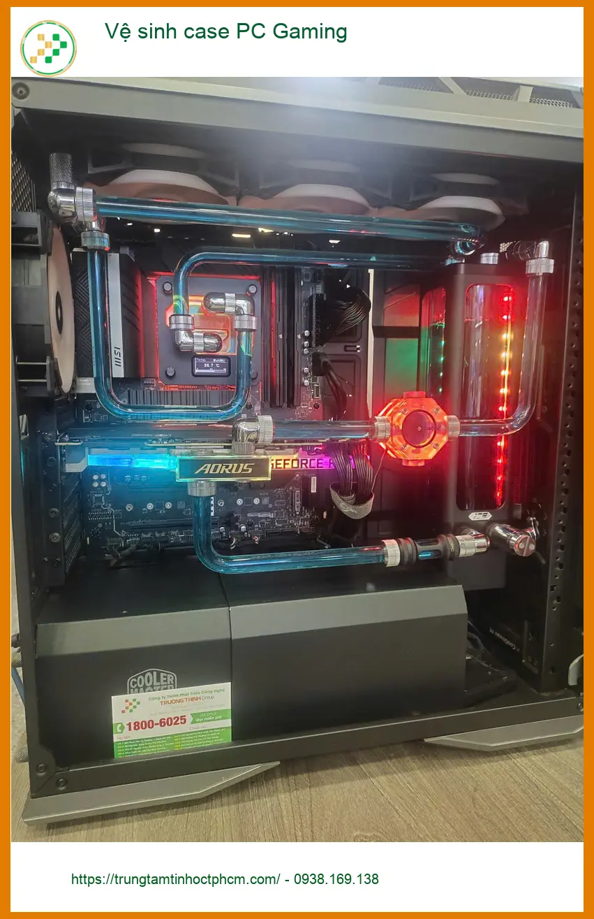 Dịch vụ vệ sinh case PC Gaming Quận 7 - Anh Khoa game thủ review ca làm sạch ảnh thực tế 1