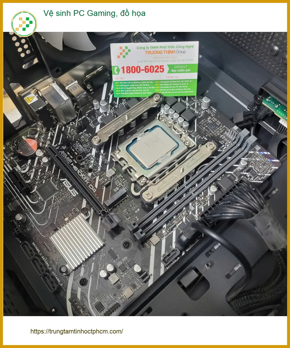Anh Quân designer tìm chỗ vệ sinh PC Gaming, Đồ họa Quận Tân Bình uy tín ảnh thực tế 2