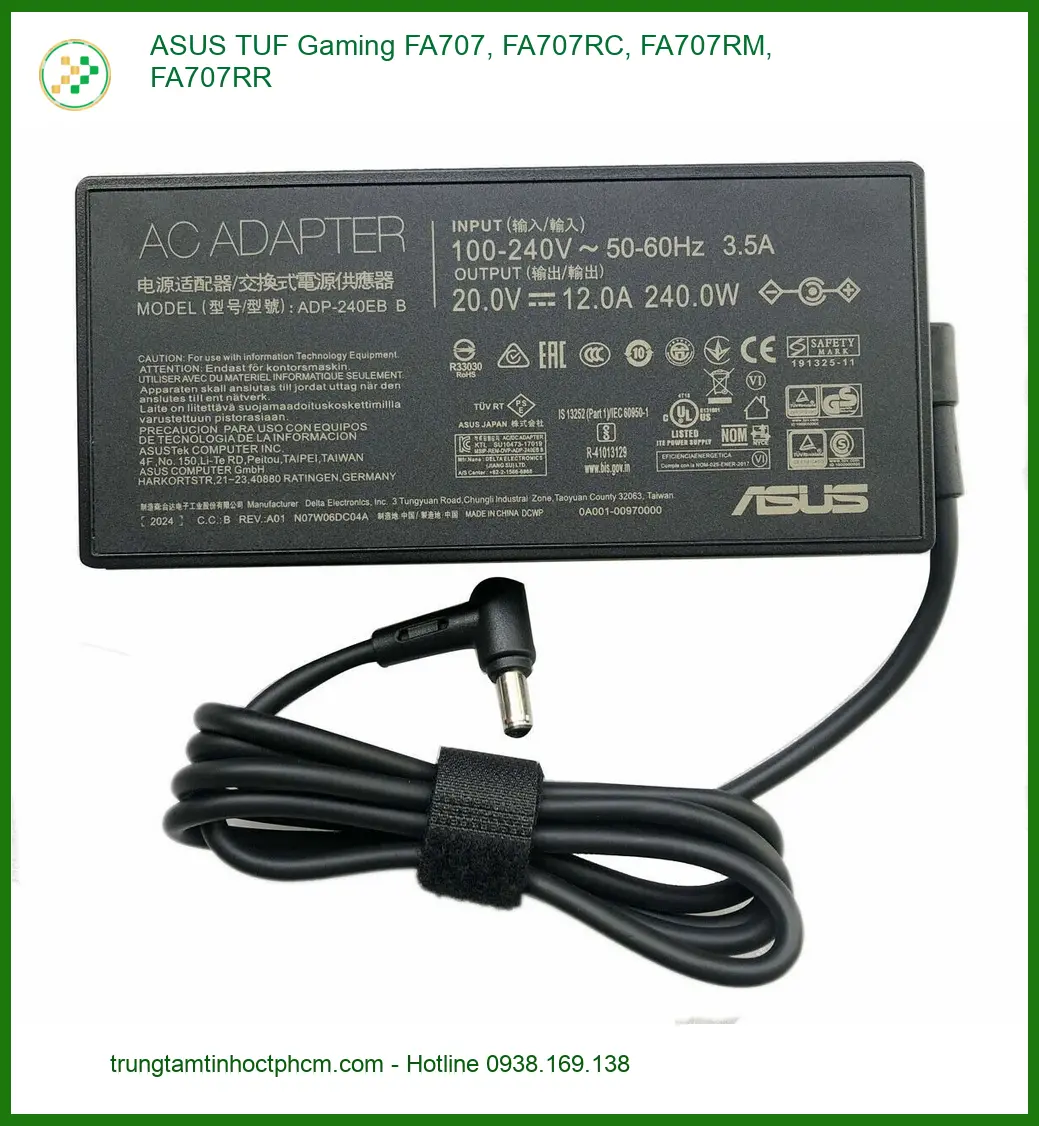 Sạc Laptop ASUS TUF Gaming FA707, FA707RC, FA707RM, FA707RR - Giá Rẻ TPHCM