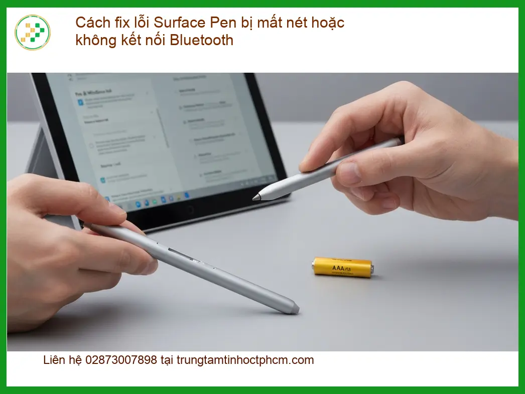 Cách fix lỗi Pen mất nét, không kết nối Bluetooth - Trung tâm hỗ trợ gần đây