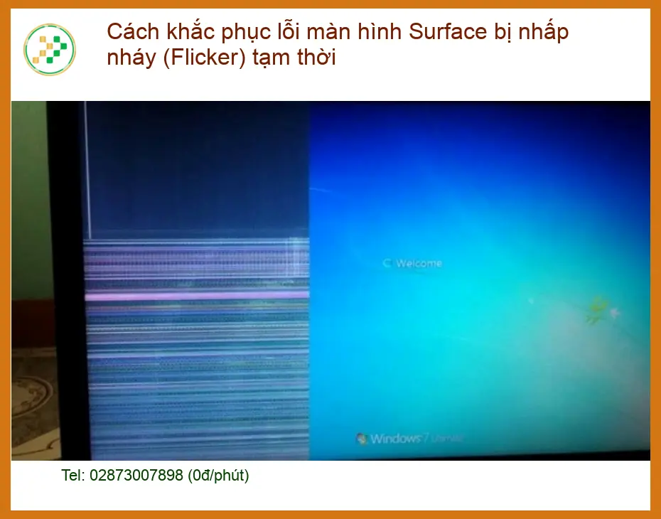 Cách khắc phục lỗi màn hình nhấp nháy tạm thời - Tự xử lý tại nhà