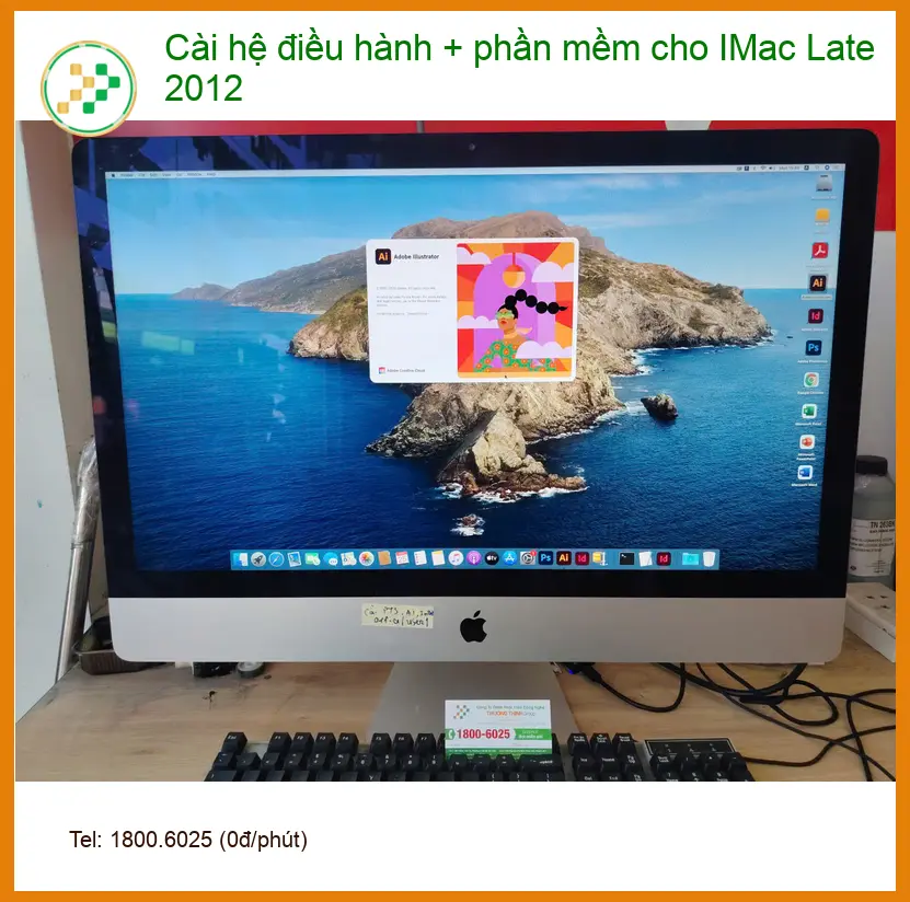 Chú Khánh Quận 7 cần cài lại HĐH và phần mềm cho iMac Late 2012 uy tín ảnh thực tế 1