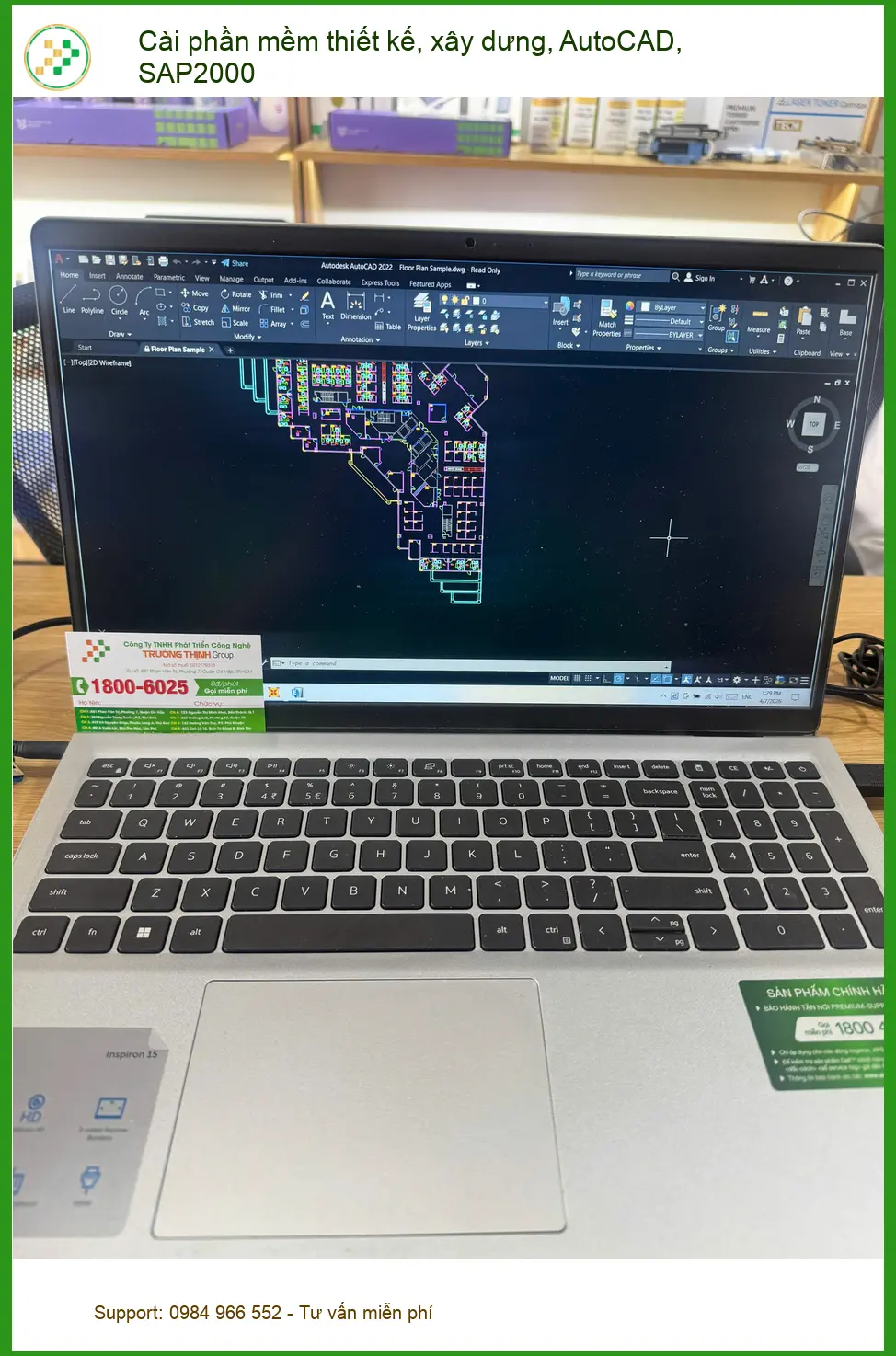Bác Phong kiến trúc sư - Cài AutoCAD, SAP2000 Quận Tân Bình lấy liền. ảnh thực tế 1