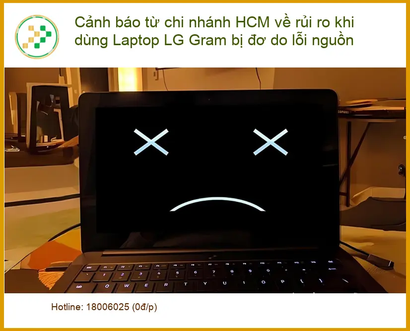 Sửa Laptop LG Gram bị đơ lỗi nguồn TPHCM - Địa chỉ trung tâm hỗ trợ gần đây