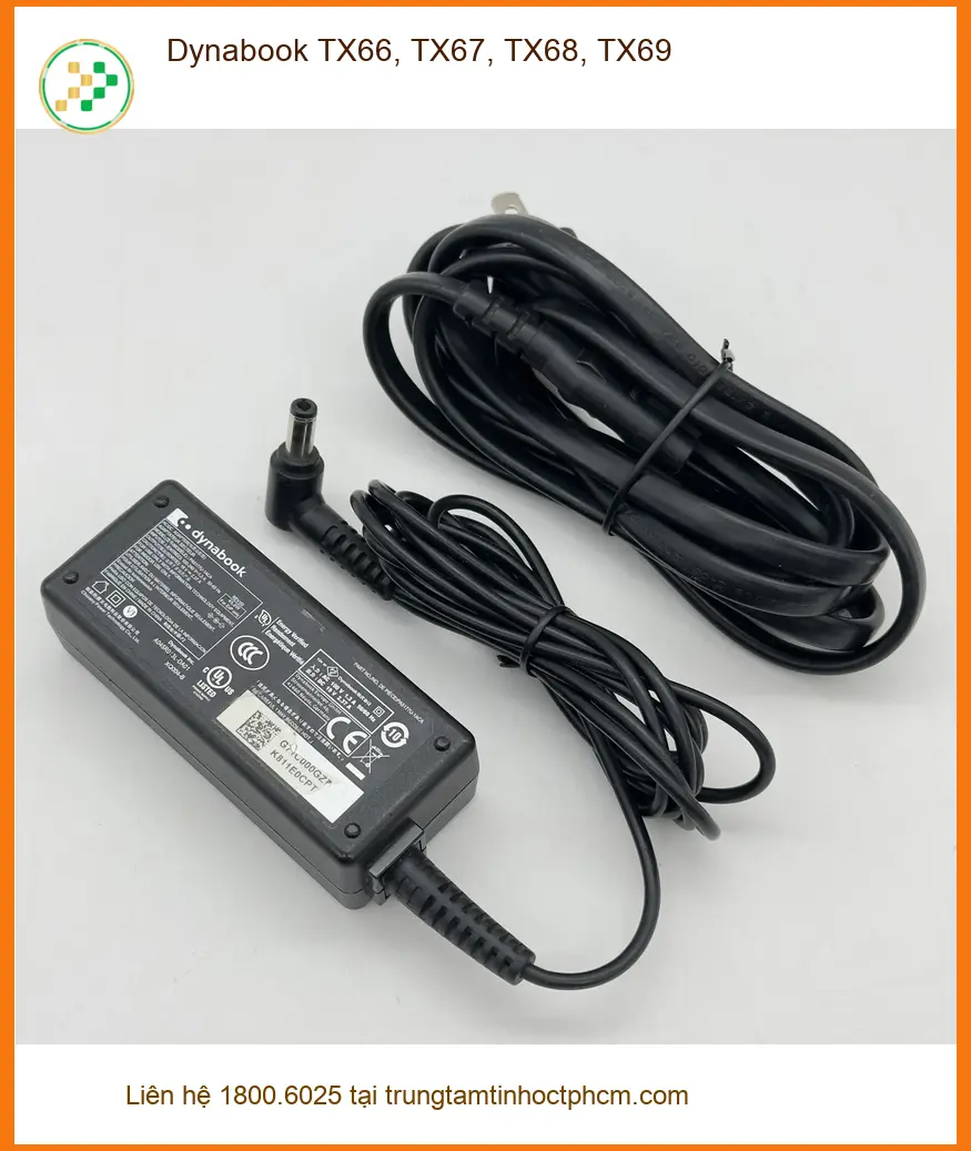 Sạc Dynabook TX66 TX67 TX68 TX69 - Thay Mới Lấy Liền | Giá Rẻ TPHCM