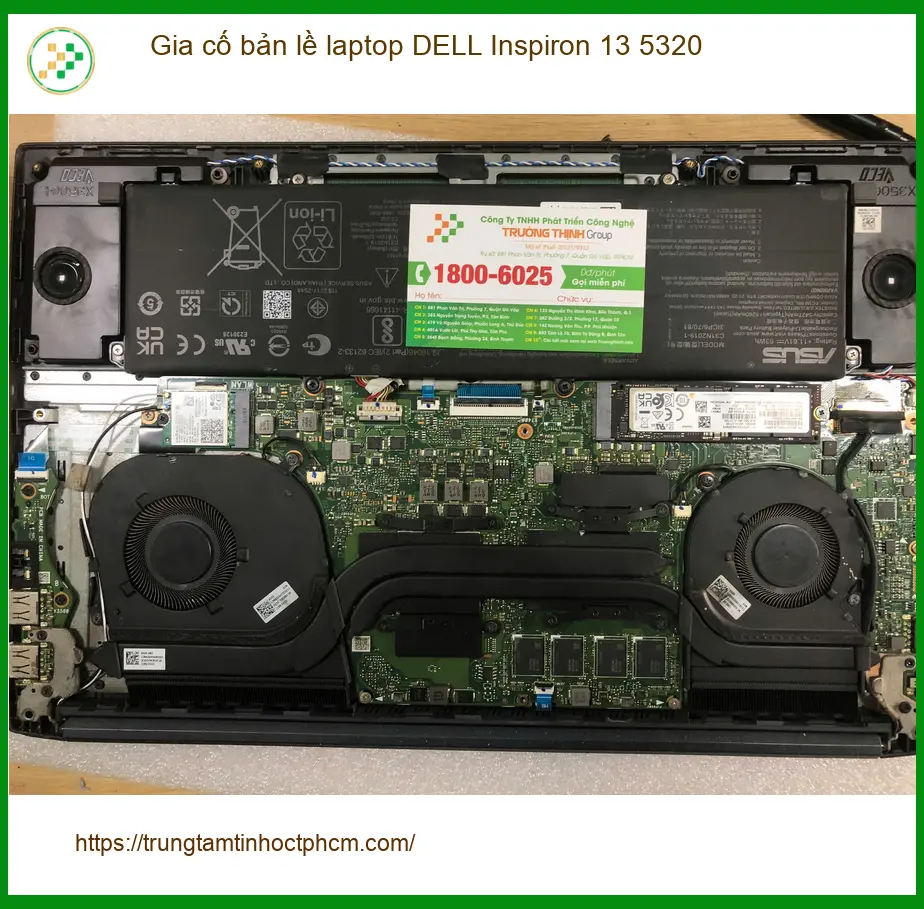 Anh Khang ở Bình Tân sửa bản lề laptop DELL Inspiron 13 5320 lấy liền