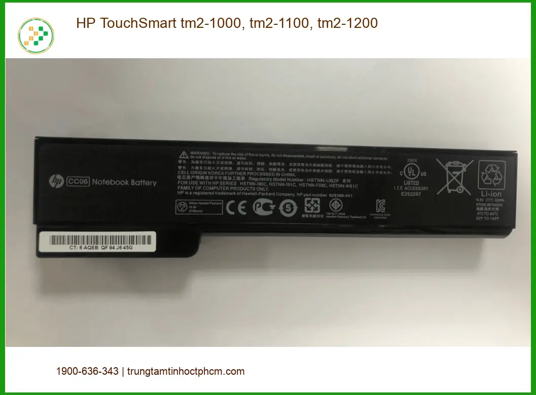 Pin Laptop HP TouchSmart tm2-1000 - Thay Pin Nhanh | Trung Tâm Uy Tín Gần Đây