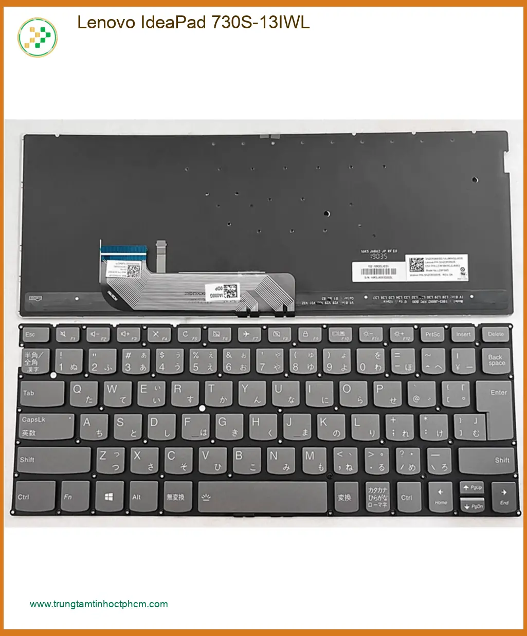Bàn phím Laptop LENOVO Lenovo IdeaPad 730S-13IWL - Thay Bàn Phím Laptop TPHCM Giá Rẻ