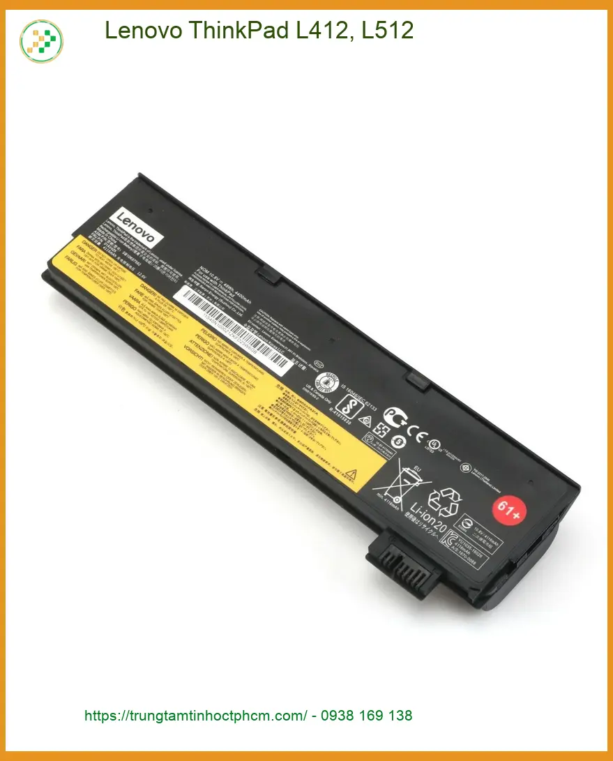 Pin Laptop Lenovo ThinkPad L412 L512 - Thay Lấy Liền, Giá Rẻ Tại TPHCM