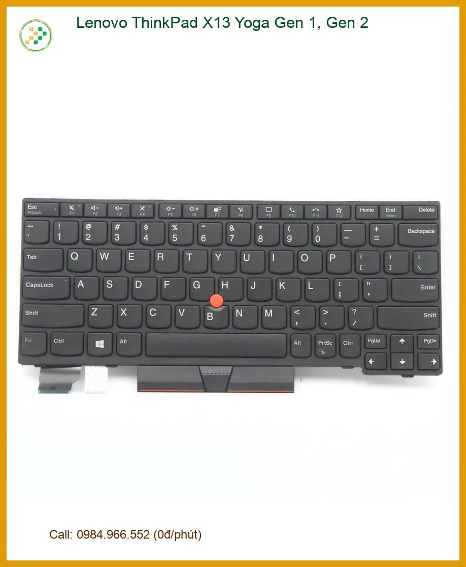 Bàn phím Laptop Lenovo ThinkPad X13 Yoga - Thay Lấy Liền - Giá Rẻ TPHCM