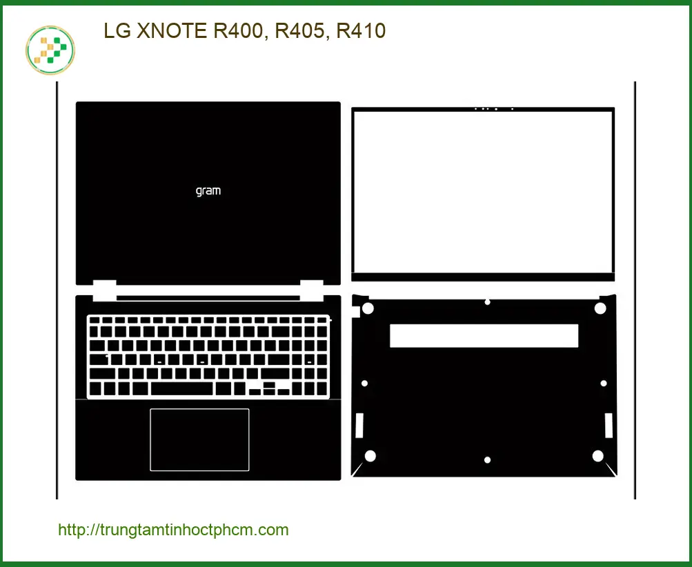 Vỏ Laptop LG XNOTE R400, R405, R410 - Thay Nhanh, Giá Rẻ, Gần Nhất TPHCM
