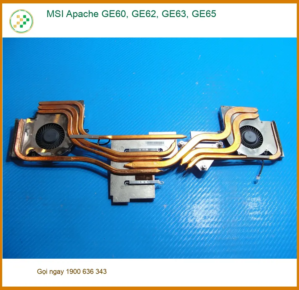 Quạt Laptop MSI GE60 GE62 GE63 GE65 - Thay Nhanh, Giá Rẻ Tại Trung Tâm Gần Nhất