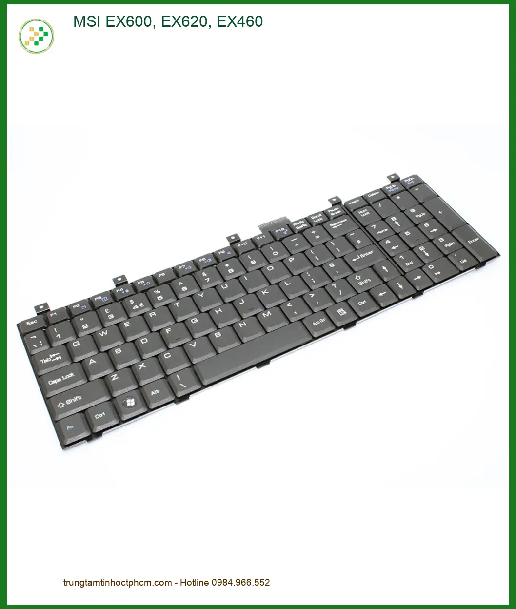 Bàn phím Laptop MSI EX600, EX620, EX460 - Thay Lấy Liền Giá Tốt TP.HCM