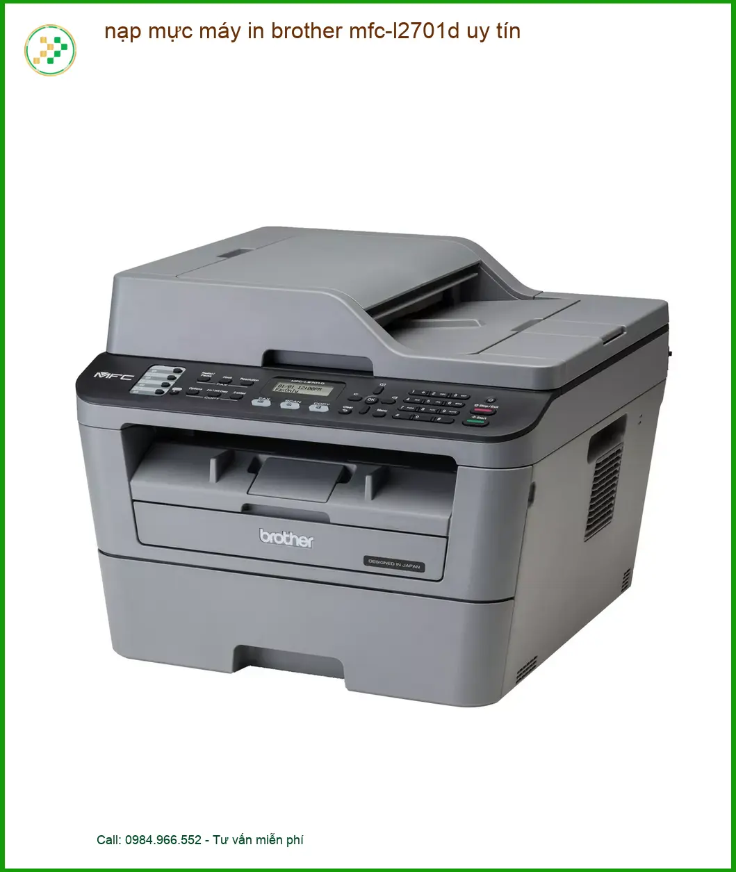 Sửa Chữa Nạp Mực Máy In brother mfc-l2701d tận nơi - Thợ nhanh, giá rẻ