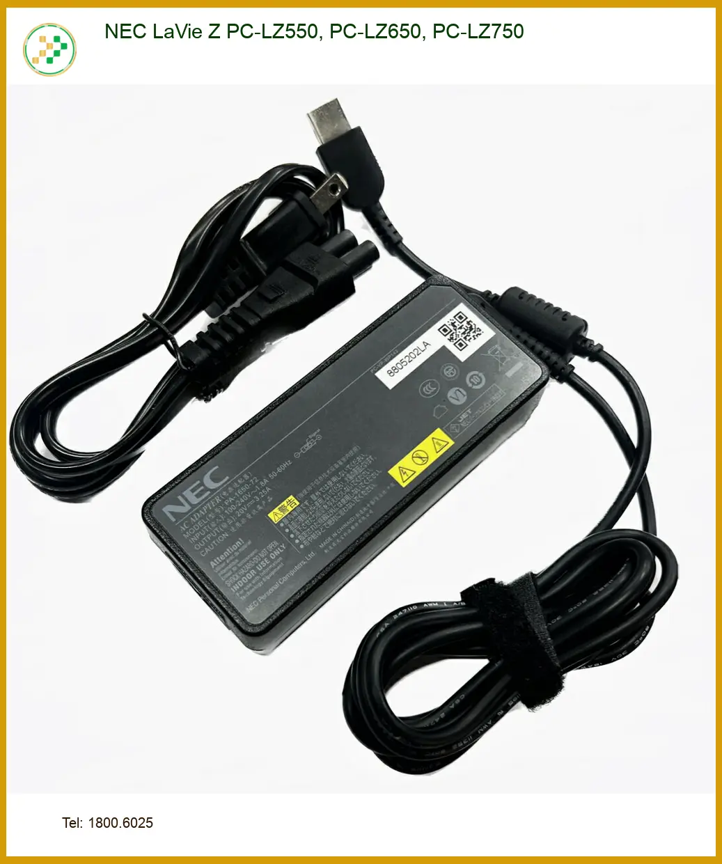 Sạc Laptop Nec PC-LZ550 - Cửa Hàng Uy Tín TPHCM | Giao Nhanh