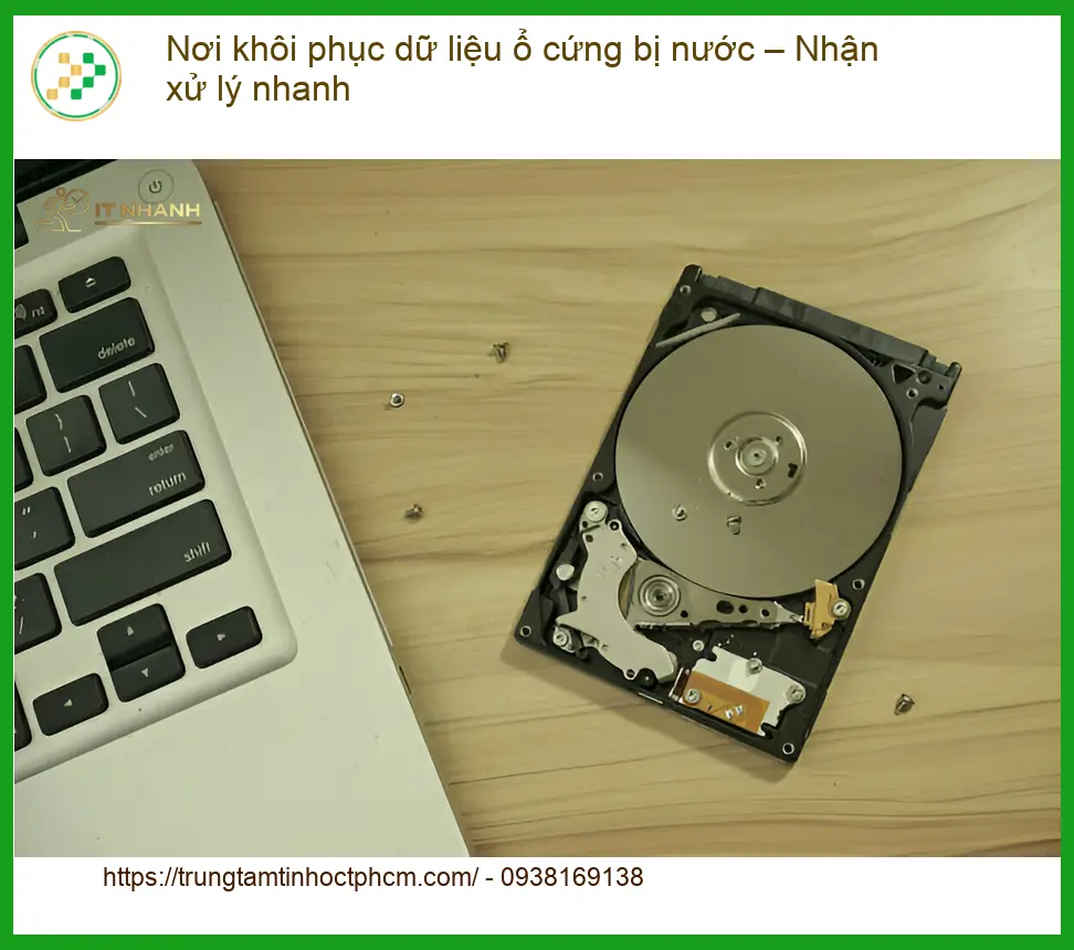 Khôi Phục Dữ Liệu ổ cứng bị nước - Cứu dữ liệu nhanh TPHCM