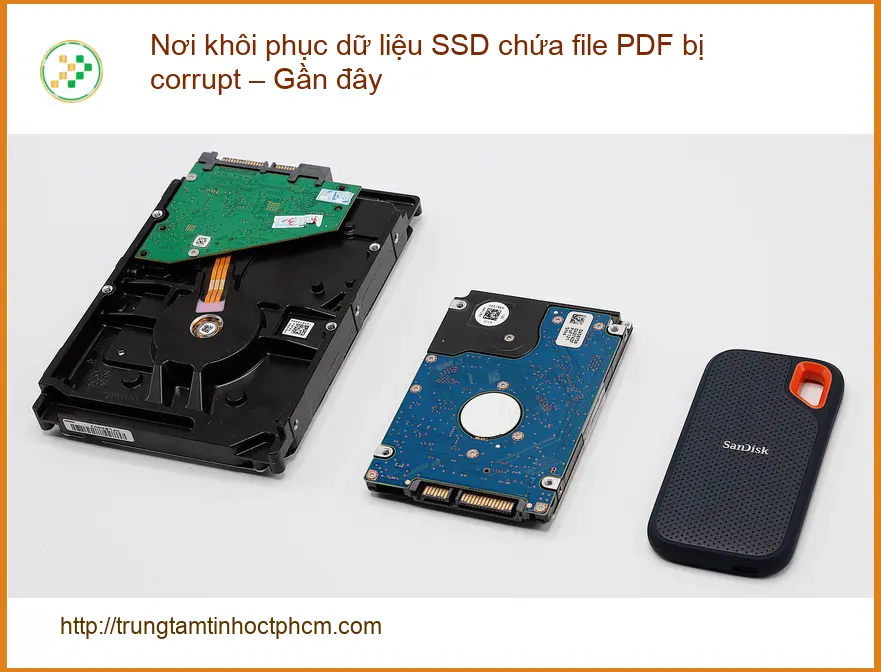 Khôi Phục Dữ Liệu SSD bị corrupt PDF - Trung tâm hỗ trợ gần đây