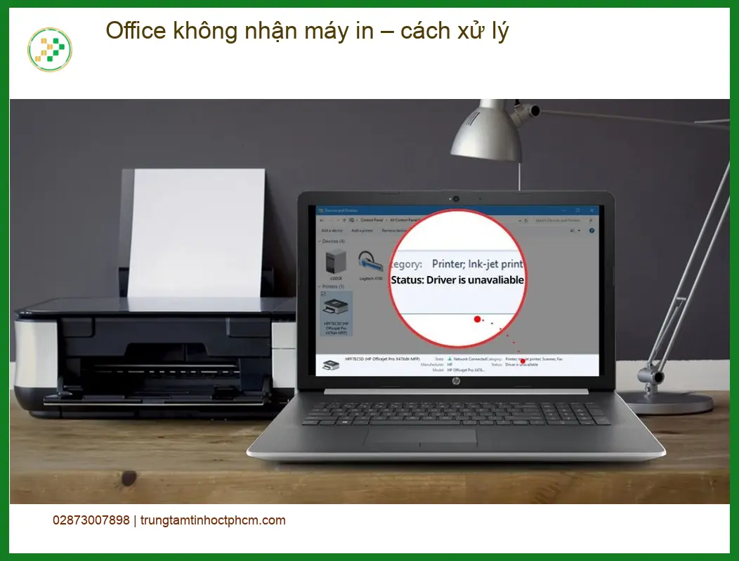Văn phòng Office không nhận máy in lỗi - Cách tự xử lý tại nhà
