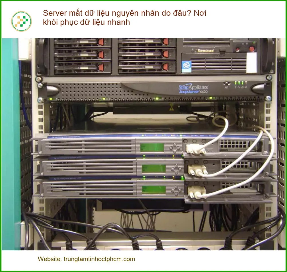 Khôi Phục Dữ Liệu Server mất dữ liệu - Cứu dữ liệu khẩn cấp TPHCM