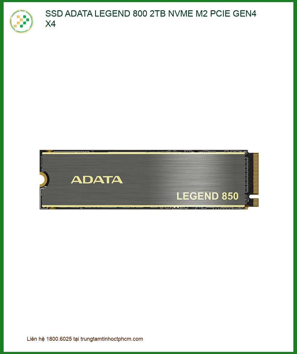 Ổ cứng SSD ADATA LEGEND 800 2TB - Lắp đặt TPHCM | Giá rẻ tại trung tâm