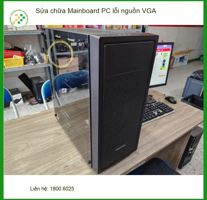 Chú Thiện tìm nơi sửa chữa Mainboard PC lỗi nguồn VGA Quận 7 ảnh thực tế 1