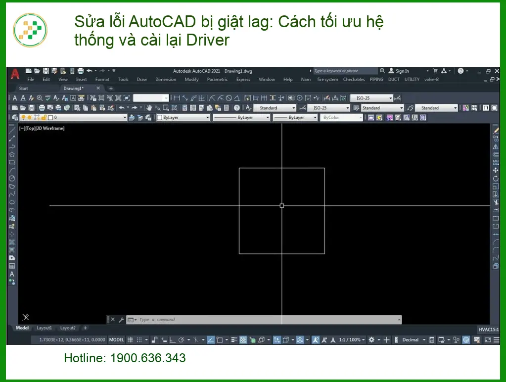 Thủ thuật Sửa lỗi AutoCAD bị giật lag: Tối ưu hệ thống - Trung tâm hỗ trợ TPHCM