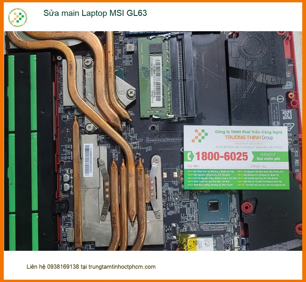 Anh Quân kiến trúc sư sửa main Laptop MSI GL63 Quận Bình Tân lấy ngay ảnh thực tế 1