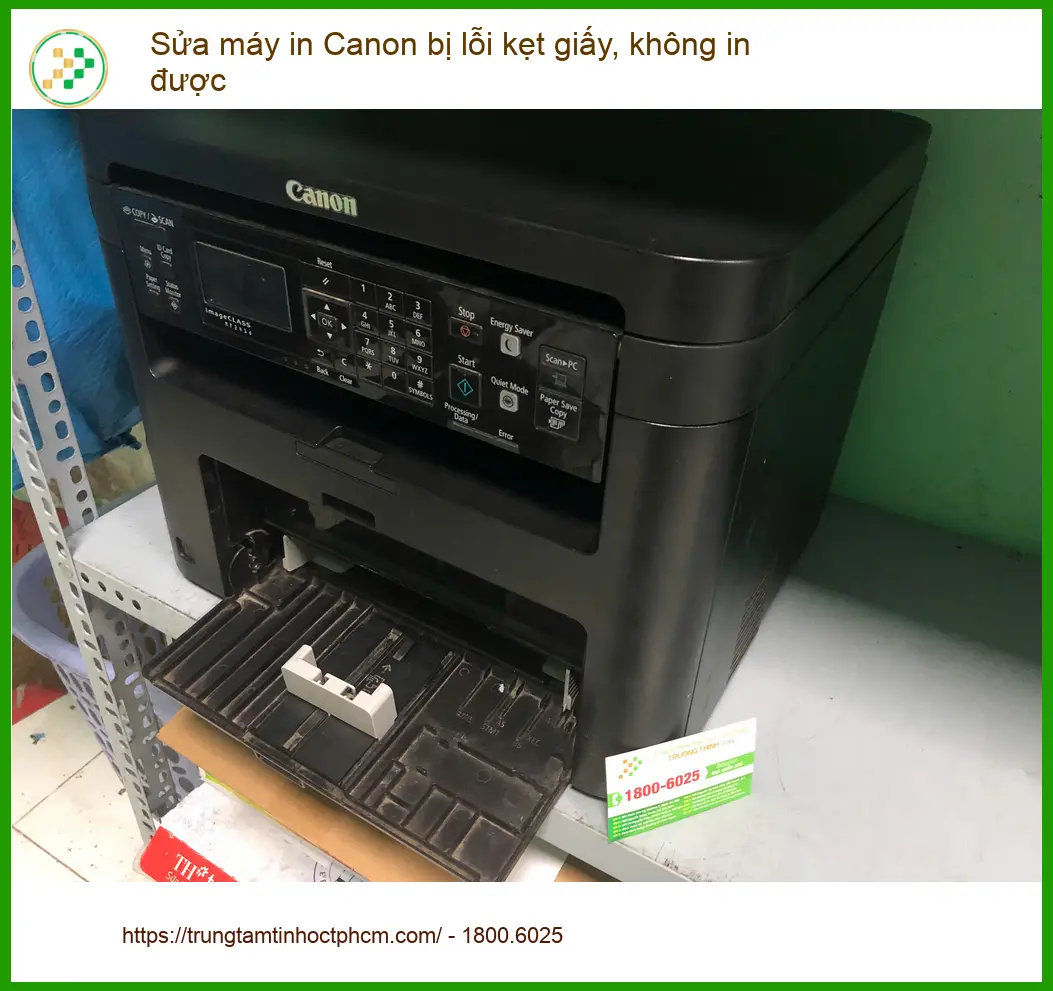 Chú Quang kế toán trưởng sửa máy in Canon bị kẹt giấy Quận Bình Tân