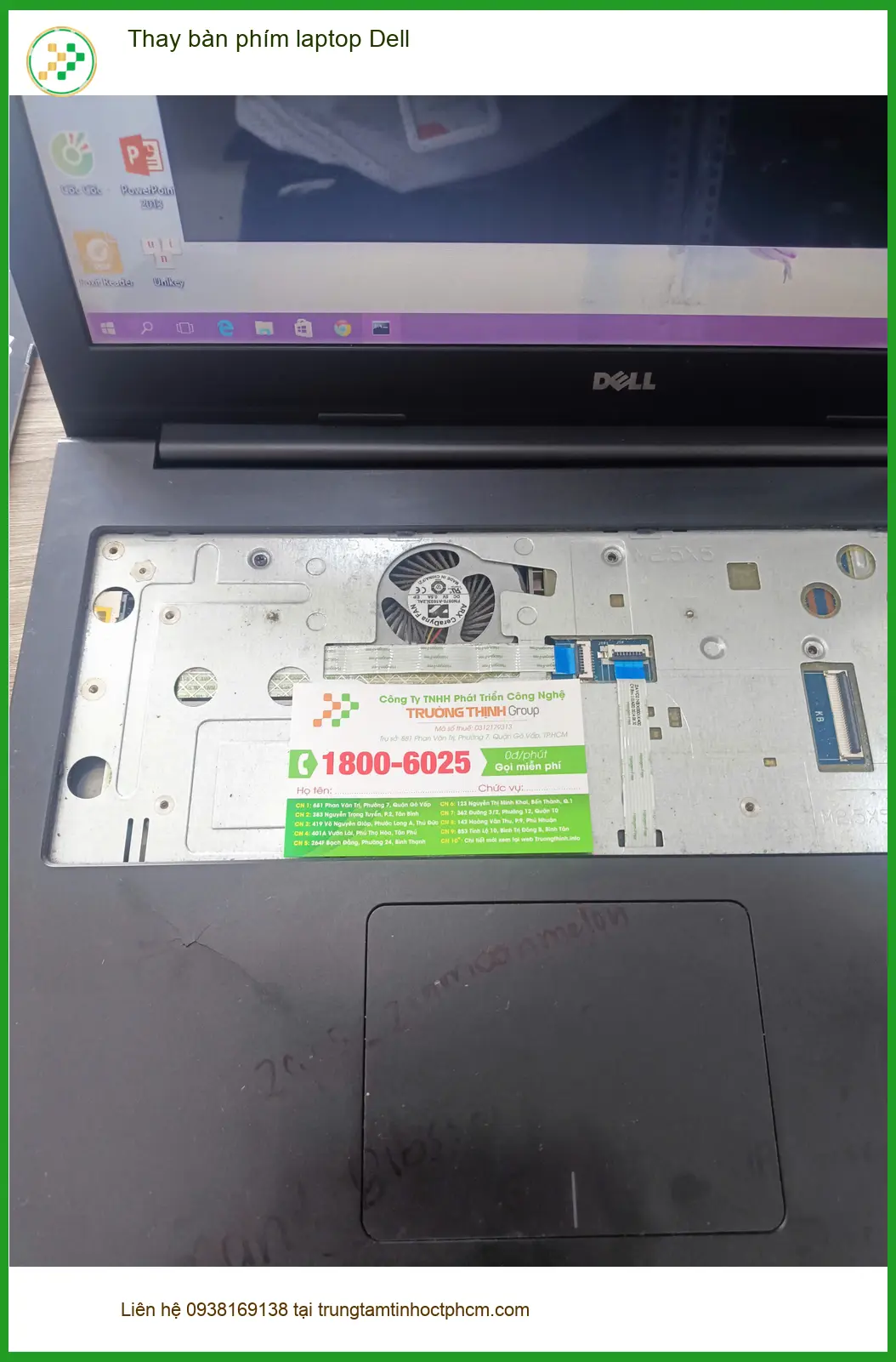 Anh Dũng IT - Cửa hàng thay bàn phím laptop Dell Quận Tân Phú giá rẻ