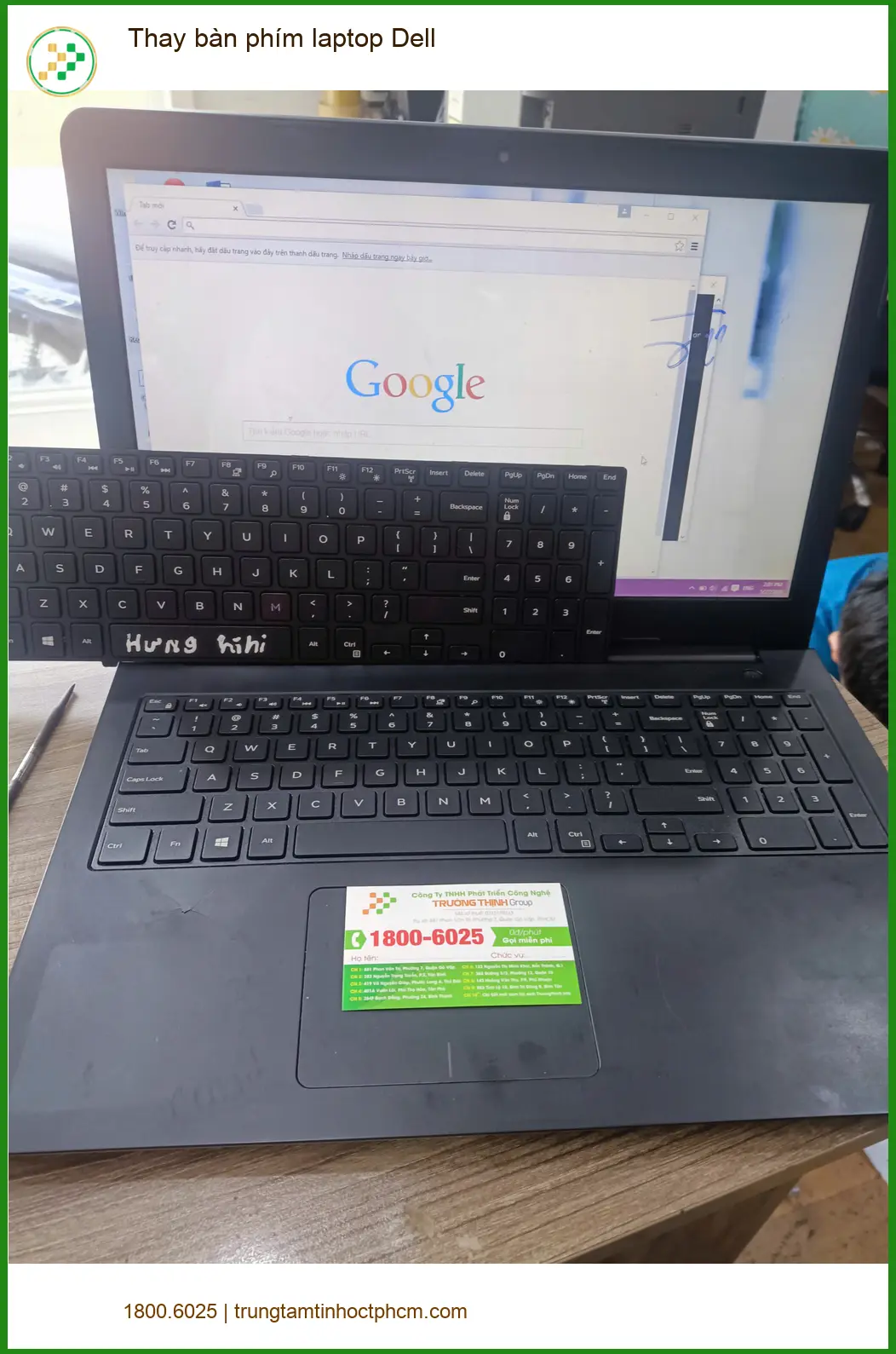 Anh Dũng IT - Cửa hàng thay bàn phím laptop Dell Quận Tân Phú giá rẻ ảnh thực tế 1