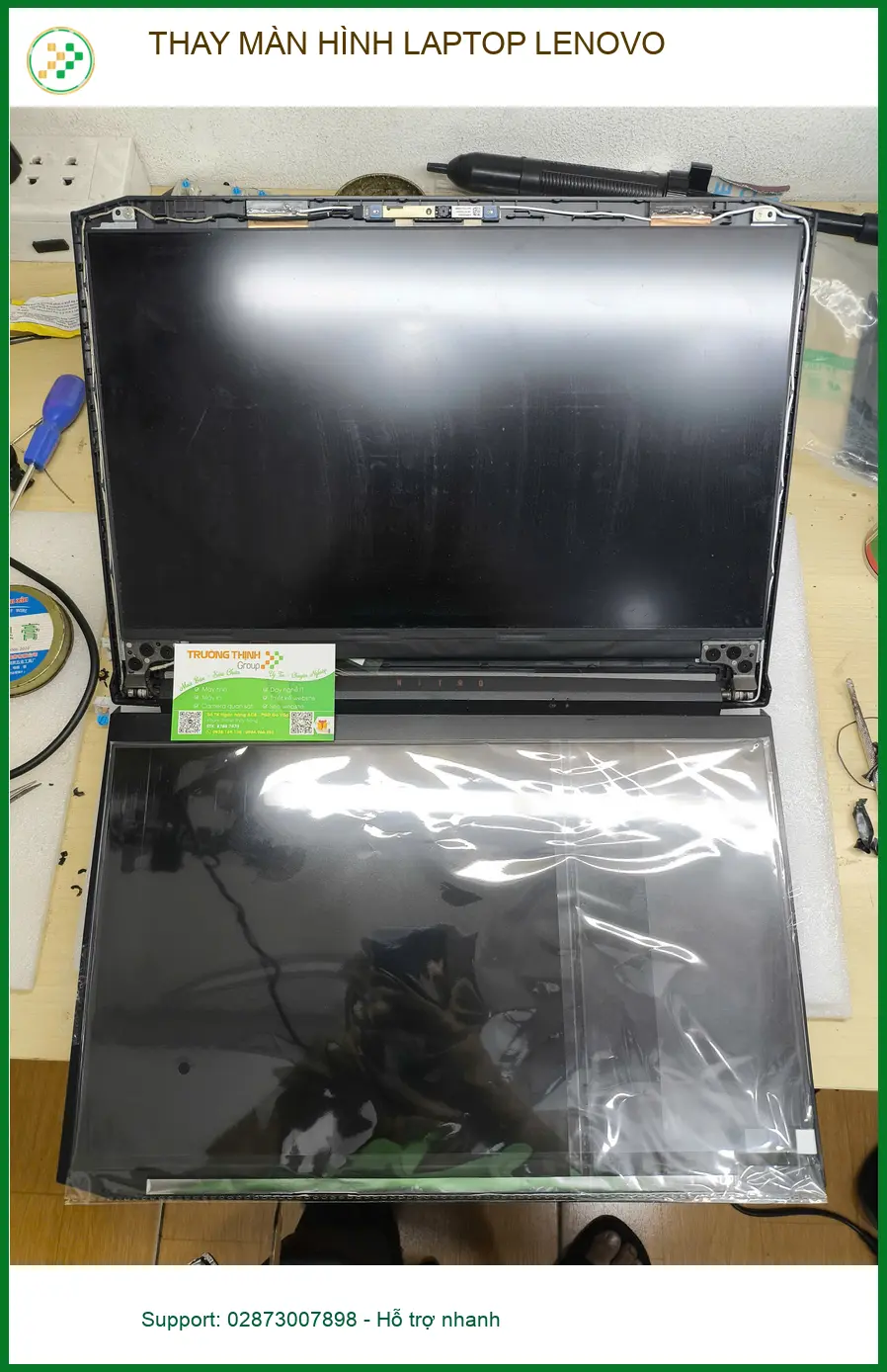 Trung tâm Thay màn hình laptop Lenovo Gò Vấp Anh Quang kỹ sư xây dựng tin tưởng