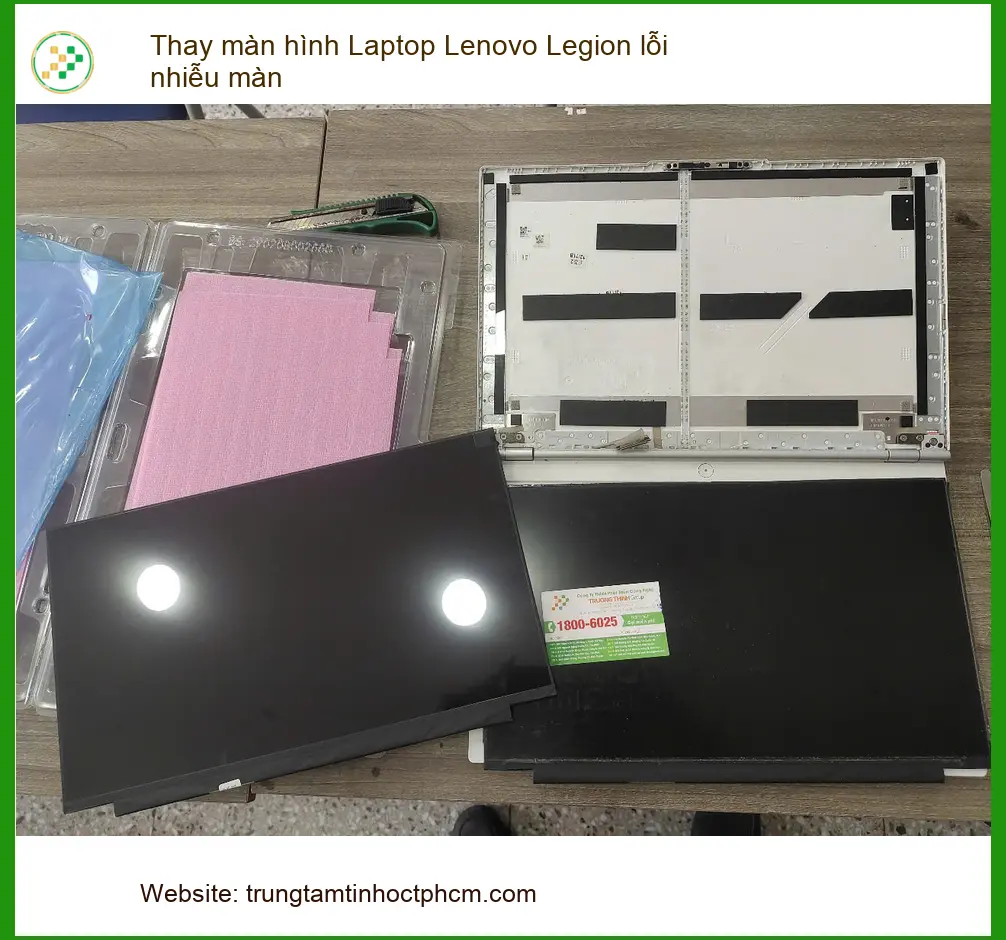 Anh Thắng kỹ sư - Thay màn hình Laptop Lenovo Legion lỗi nhiễu màn Quận 7 ảnh thực tế 1