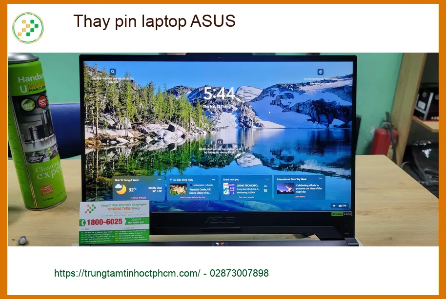 Anh Hải công nhân nhà máy review Tiệm Thay pin laptop ASUS Quận Bình Tân uy tín ảnh thực tế 2