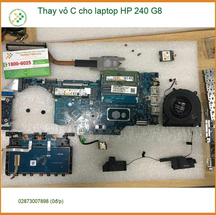 Thay vỏ c laptop HP 240 G8 Quận Bình Tân - Anh Tú cần gấp ảnh thực tế 1