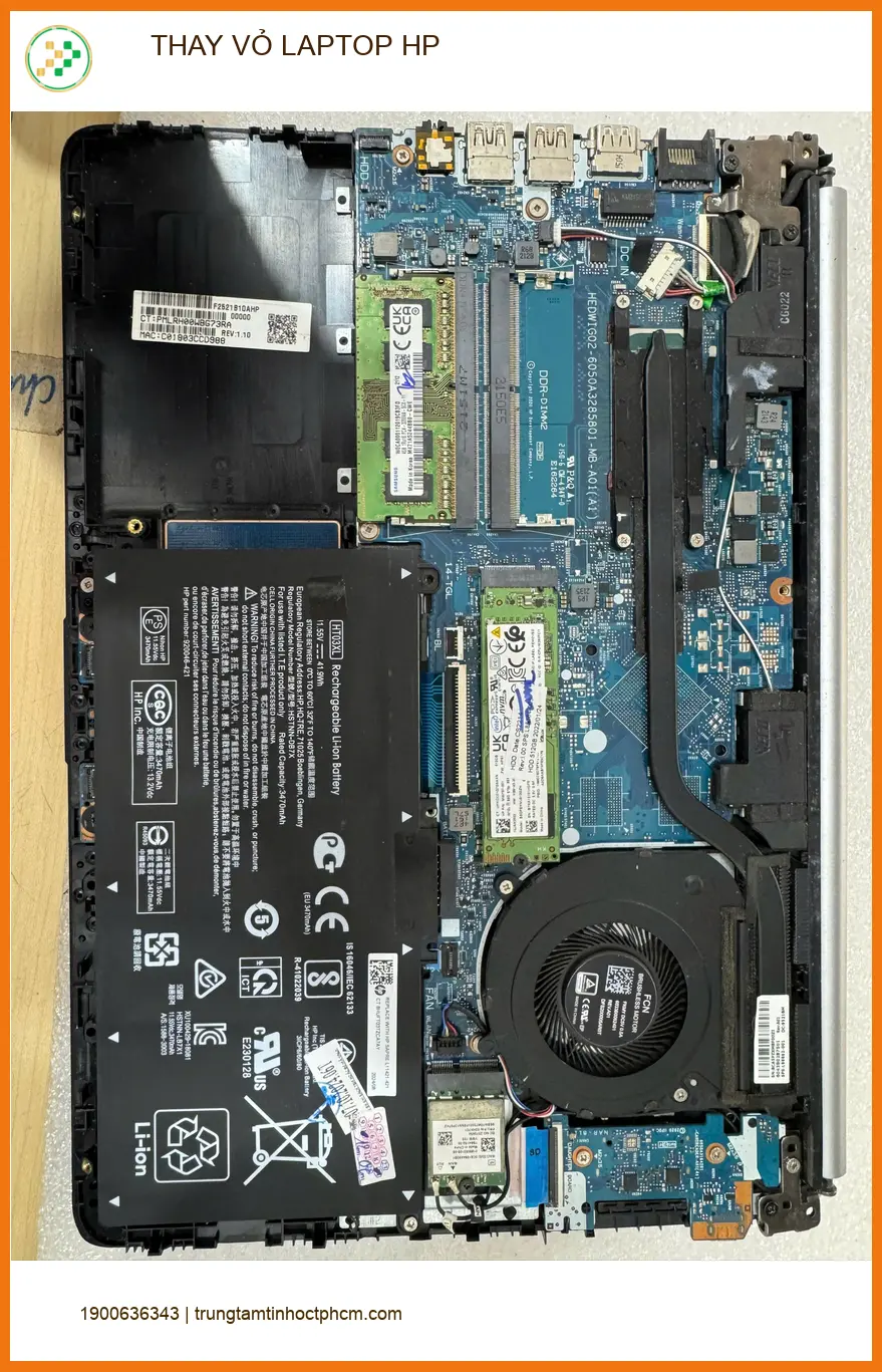 Anh Kiệt thay vỏ Laptop HP bị móp ở Quận Gò Vấp - Nơi uy tín lấy liền