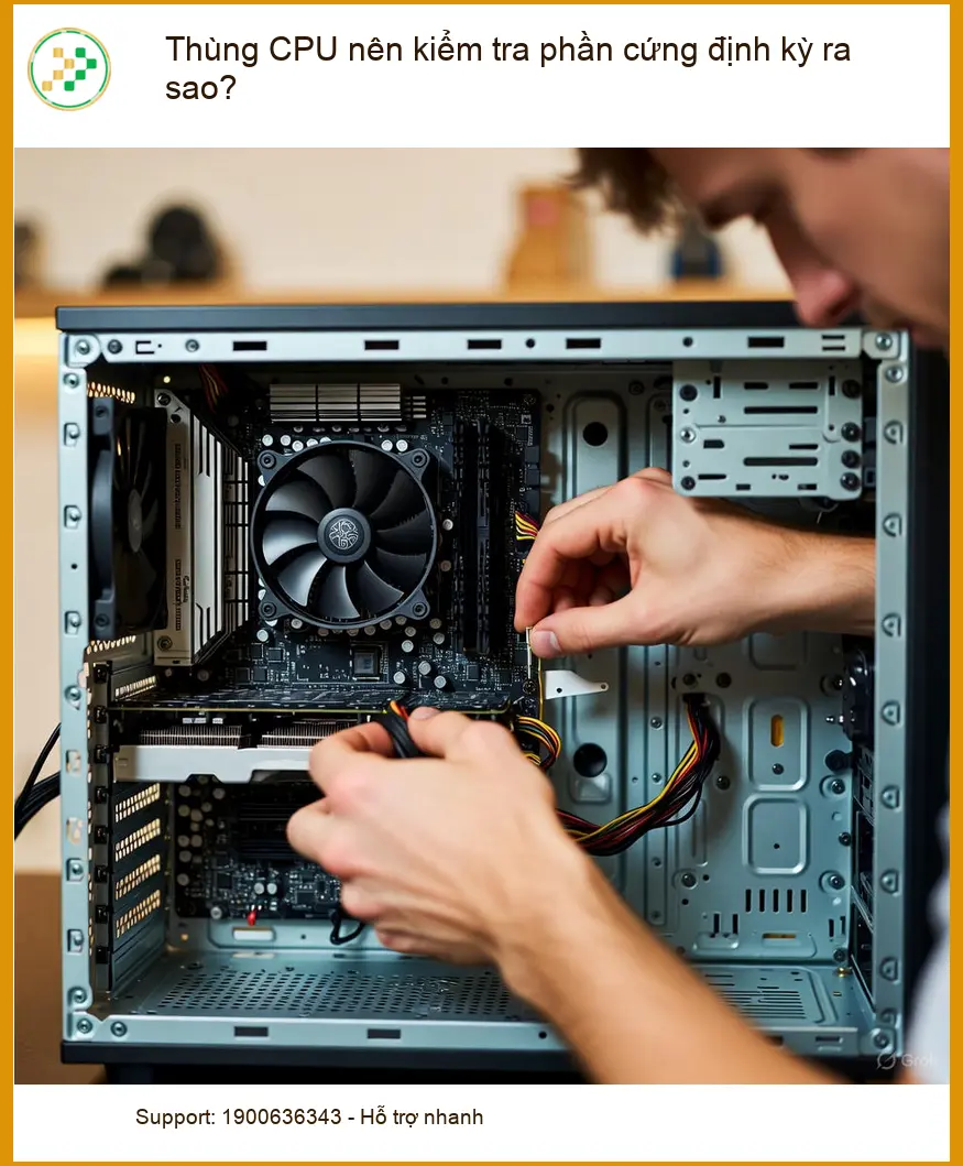 PC Thùng CPU nên kiểm tra phần cứng định kỳ ra sao? - Tư vấn chuyên gia kỹ thuật