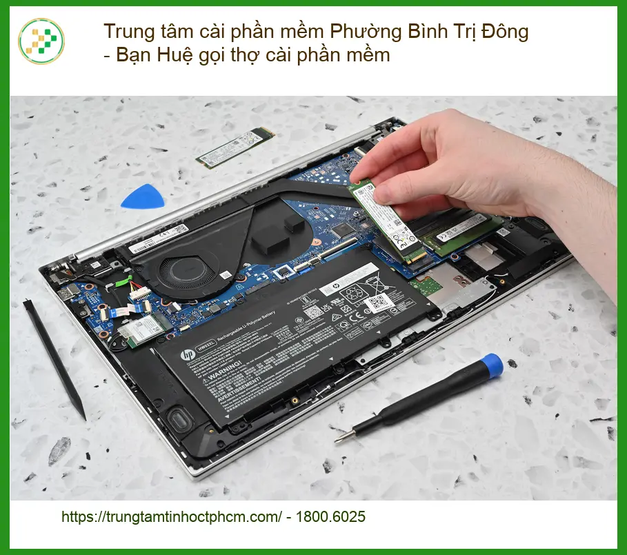 Laptop Trung tâm cài phần mềm Phường Bình Trị Đông - Dịch vụ tận nơi