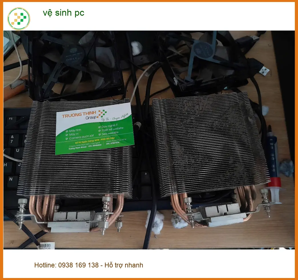Chị Loan review dịch vụ vệ sinh pc Quận Thủ Đức uy tín ảnh thực tế 1